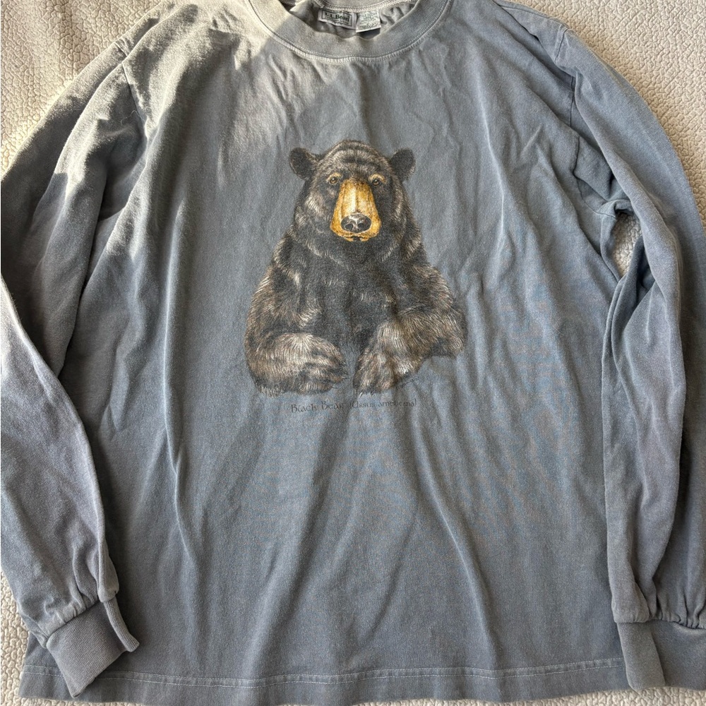 Vintage L.L. Bean Gray Cotton Shirt